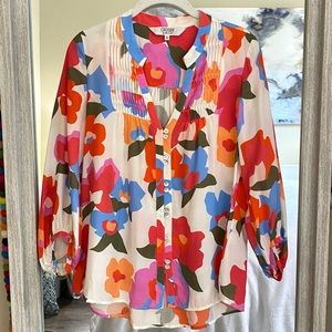 Crosby by Mollie Burch Popover Blouse Tunic